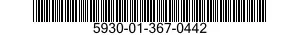 5930-01-367-0442 SWITCH,TOGGLE 5930013670442 013670442