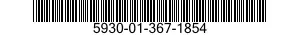 5930-01-367-1854 SWITCH,TOGGLE 5930013671854 013671854