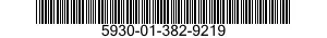 5930-01-382-9219 RETAINER,ELECTRICAL SWITCH 5930013829219 013829219