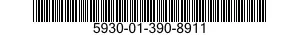 5930-01-390-8911 SWITCH,ROTARY 5930013908911 013908911