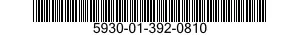 5930-01-392-0810 SWITCH SUBASSEMBLY 5930013920810 013920810
