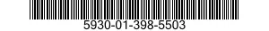 5930-01-398-5503 RETAINER,ELECTRICAL SWITCH 5930013985503 013985503