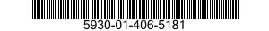5930-01-406-5181 SWITCH,TOGGLE 5930014065181 014065181