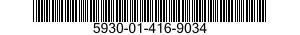 5930-01-416-9034 SWITCH SUBASSEMBLY 5930014169034 014169034