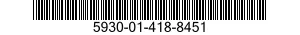 5930-01-418-8451 ROLLER,ELECTRICAL SWITCH 5930014188451 014188451