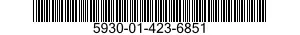 5930-01-423-6851 SWITCH,LIQUID LEVEL 5930014236851 014236851