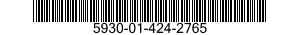 5930-01-424-2765 SWITCH,CODE INDICATING WHEEL 5930014242765 014242765