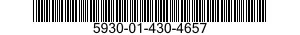 5930-01-430-4657 SWITCH,TOGGLE 5930014304657 014304657