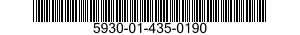 5930-01-435-0190 SWITCH,PUSH 5930014350190 014350190