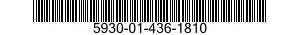 5930-01-436-1810 SWITCH,PUSH 5930014361810 014361810