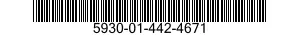 5930-01-442-4671 HOUSING,SENSITIVE SWITCH 5930014424671 014424671