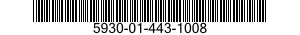 5930-01-443-1008 SWITCH,TOGGLE 5930014431008 014431008