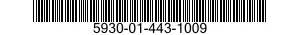 5930-01-443-1009 SWITCH,TOGGLE 5930014431009 014431009