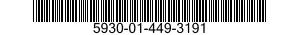 5930-01-449-3191 SWITCH,TOGGLE 5930014493191 014493191