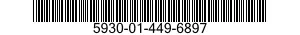 5930-01-449-6897 SWITCH,TOGGLE 5930014496897 014496897