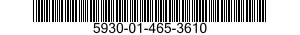 5930-01-465-3610 SWITCH,TOGGLE 5930014653610 014653610