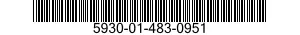 5930-01-483-0951 SWITCH,TOGGLE 5930014830951 014830951