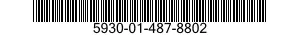 5930-01-487-8802 SWITCH,TOGGLE 5930014878802 014878802