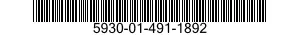 5930-01-491-1892 SWITCH,PUSH 5930014911892 014911892