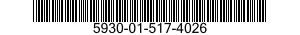 5930-01-517-4026 PUSH BUTTON 5930015174026 015174026