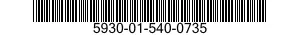 5930-01-540-0735 SWITCH,TOGGLE 5930015400735 015400735