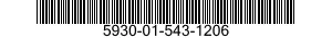 5930-01-543-1206 SWITCH,ROTARY 5930015431206 015431206