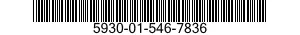 5930-01-546-7836 PUSH BUTTON 5930015467836 015467836