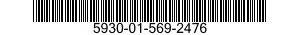 5930-01-569-2476 SWITCH,THERMOSTATIC 5930015692476 015692476