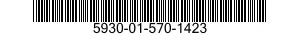 5930-01-570-1423 SWITCH,TOGGLE 5930015701423 015701423