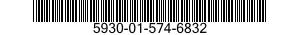 5930-01-574-6832 STOP,ELECTRICAL SWITCH 5930015746832 015746832