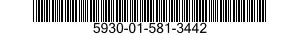 5930-01-581-3442 SWITCH ASSEMBLY 5930015813442 015813442