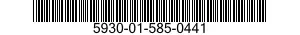 5930-01-585-0441 PUSH BUTTON 5930015850441 015850441