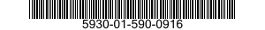 5930-01-590-0916 PUSH BUTTON 5930015900916 015900916