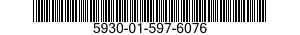5930-01-597-6076 RING,IGNITION SWITCH 5930015976076 015976076