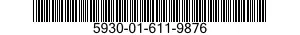 5930-01-611-9876 SWITCH,PUSH 5930016119876 016119876