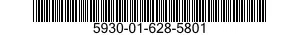 5930-01-628-5801 COVER,ELECTRICAL SWITCH 5930016285801 016285801