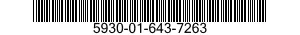 5930-01-643-7263 KEY,SWITCH 5930016437263 016437263