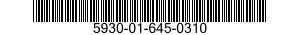 5930-01-645-0310 SWITCH ASSEMBLY 5930016450310 016450310