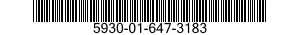 5930-01-647-3183 SWITCH,CENTRIFUGAL 5930016473183 016473183