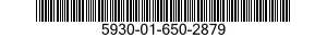 5930-01-650-2879 COVER,ELECTRICAL SWITCH 5930016502879 016502879