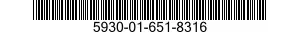 5930-01-651-8316 SWITCH,ELECTRONIC 5930016518316 016518316