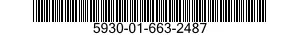 5930-01-663-2487 PUSH BUTTON 5930016632487 016632487