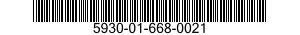 5930-01-668-0021 SWITCH ASSEMBLY 5930016680021 016680021
