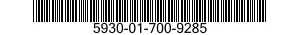 5930-01-700-9285 PUSH BUTTON 5930017009285 017009285