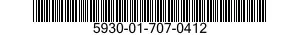 5930-01-707-0412 SWITCH SUBASSEMBLY 5930017070412 017070412