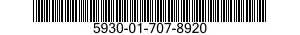 5930-01-707-8920 SWITCH ASSEMBLY 5930017078920 017078920