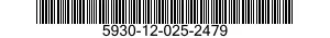 5930-12-025-2479 SWITCH,TOGGLE 5930120252479 120252479