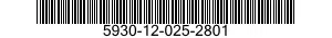 5930-12-025-2801 SWITCH,PUSH 5930120252801 120252801