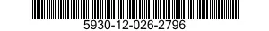 5930-12-026-2796 SWITCH SUBASSEMBLY 5930120262796 120262796