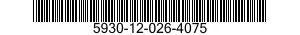 5930-12-026-4075 SWITCH,ROTARY 5930120264075 120264075